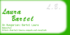 laura bartel business card